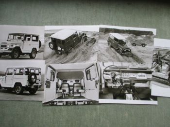 Toyota Land Cruiser Pressemappe (J5) +Fotos März 1977