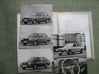 Toyota Modellprogramm 1982 Pressemappe