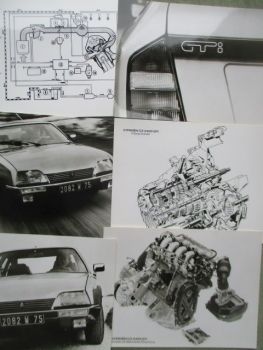 Citroen CX 2400 GTi Pressemappe +Fotos