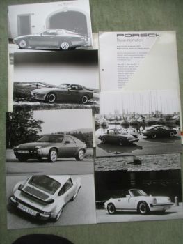 Porsche Pressemappe Programm 1983