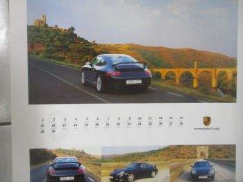Porsche 2003 Boxster +996 Kalender +Münze Format ca.55x65cm