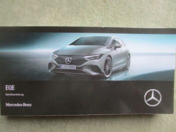 Mercedes Benz EQE BR295 Betriebsanleitung 2022