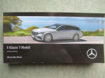 Mercedes Benz E-Klasse T-Modell Betriebsanleitung 2023