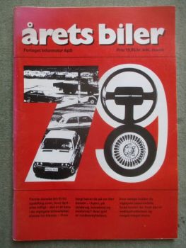 arets biler af Bent Elsnab Modelljahr 1979 Dänisch