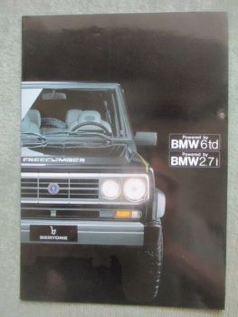Bertone Freeclimber BMW 6td 2.7i April 1991 Katalog