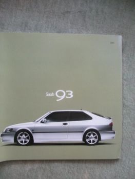 Saab 9-3 Prospekt Juni 2000