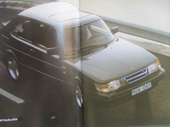 Saab 900 Turbo +16 +16S Prospekt 1986