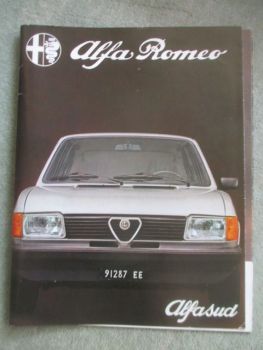 Alfa Romeo Alfasud 1.2 1.3 1.5 Katalog Deutsch