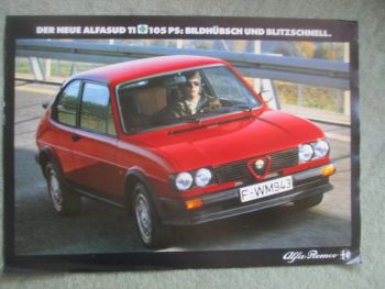 Alfa Romeo Alfsud TI Prospektblatt