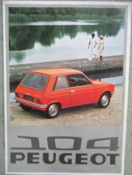 Peugeot 104 CS Prospekt 1976