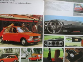 Peugeot 104 CS Prospekt 1976