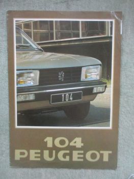Peugeot 104 ZS Prospekt 1978