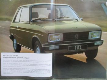 Peugeot 104 ZS Prospekt 1978