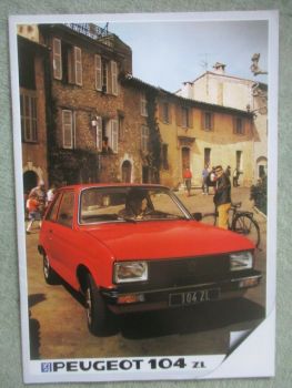 Peugeot 104 ZL Prospekt 1983