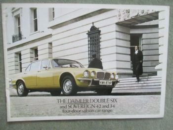 Jaguar Daimler Double Six and Sovereign 4.2 and 3.4