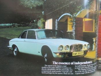 Jaguar XJ 5.3 C and XJ 4.2C Coupé Katalog Englisch
