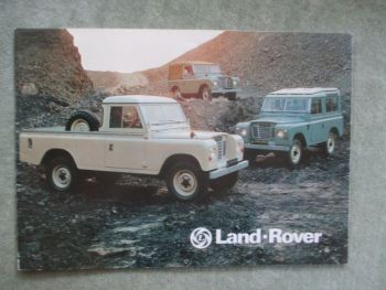 Land Rover 88 109 Prospekt November 1978 Englisch