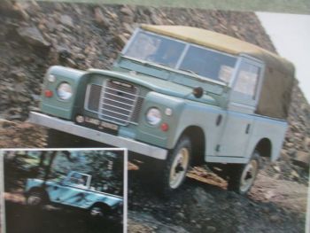 Land Rover 88 109 Prospekt November 1978 Englisch