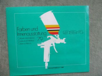 Porsche 924 Farben und Innenausstattung 1979