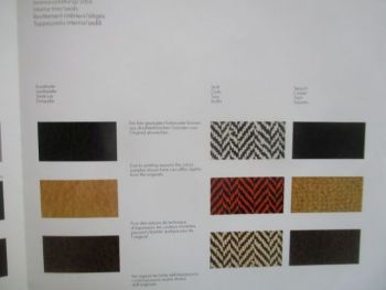 Porsche 924 Farben und Innenausstattung 1979