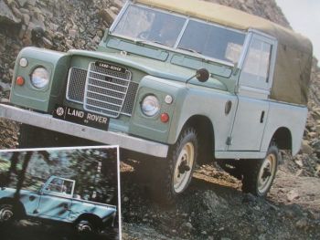 Land Rover 88 109 Prospekt Februar 1977 Englisch