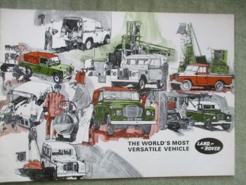 Land Rover The Worlds most Versatile Vehicle September 1971