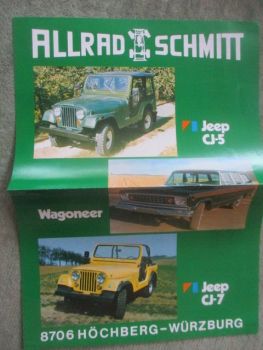 Jeep CJ-5/7 +Wagoneer Prospektblatt