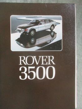 Rover 3500 Prospekt Juni 1977 Deutsch