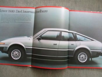 Rover 3500 Prospekt Juni 1977 Deutsch