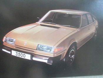 Rover 3500 Katalog Englisch April 1976