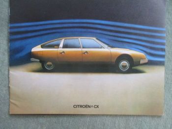 Citroen CX 2000 +2200 Prospekt Januar 1975