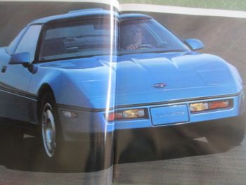 Chevrolet Corvette C4 September 1985 USA Carbrochure