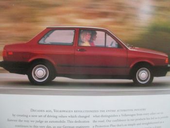 VW Fox 2-door 4-doort Sedan +2-door Wagon USA Katalog 1987