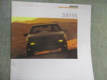 Nissan 200SX (S12) USA Broschüre 1987