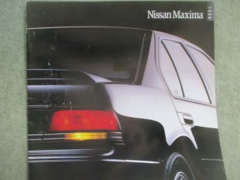 Nissan Maxima (J30) Großformat Prospekt 1990 USA