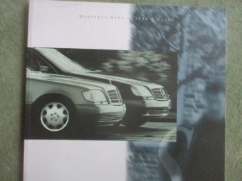 Mercedes Benz S-Class W140 C140 1994 USA Brochure