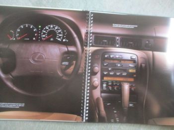 Lexus SC300 SC400 Prospekt USA 1995