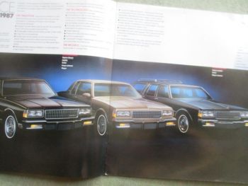 Chevrolet Caprice 1987 USA Brochure
