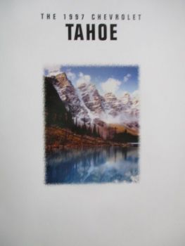 Chevrolet Tahoe (GMT400) brochure USA 1997