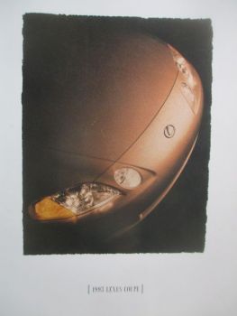 Lexus SC400 SC300 1993 USA brochure