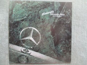 Mercedes-Benz Exclusively Acessories 1-1991 USA Englisch