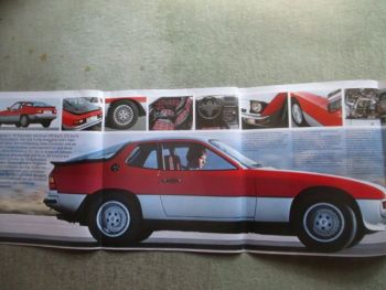 Porsche 924 turbo Prospekt Vorstellung