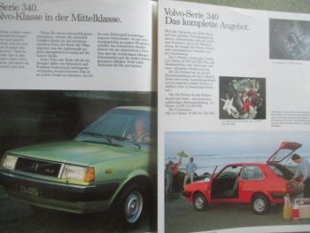 Volvo 343 L/DL 343/R GLS DLS/GLS 345 DL Prospekt 1982