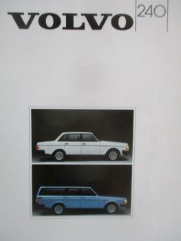 Volvo 240 Limousine Kombi Katalog 1985