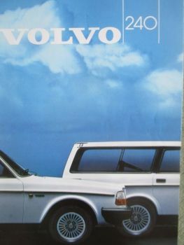 Volvo 240 Limousine Kombi Prospekt 1984