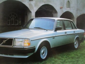 Volvo 240DL Sedan +Wagon +GL USA Broschüre Englisch 1986
