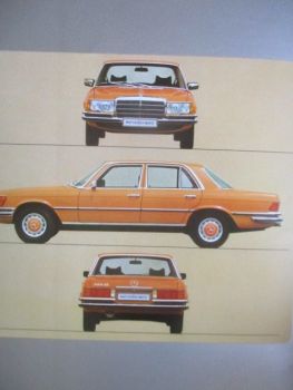 Mercedes Benz 280S 280SE 280SEL Juli 1977