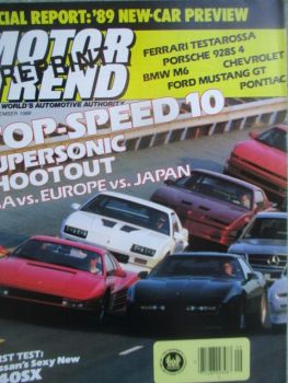 Motor Trend September 1988