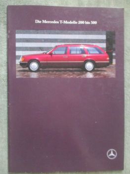 Mercede Benz 200TD-300TD Turbo,200TE,230TE,300TE +4Matic +300TE-24 S124 10/1989