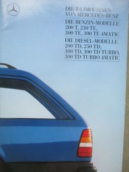 Mercedes Benz T-Modelle S124 Januar 1988